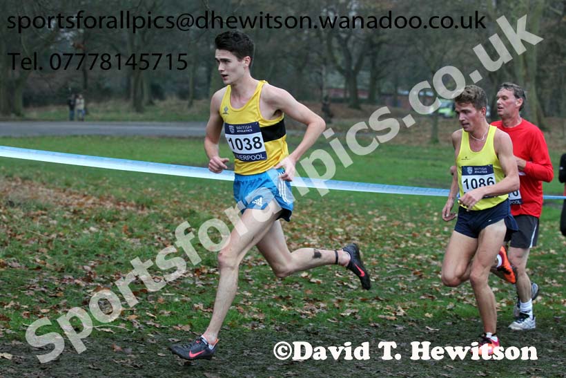 Senior men's European Cross Country Trials, Sefton Park, Liverpool. Photo: David T. Hewitson/Sports for All Pics